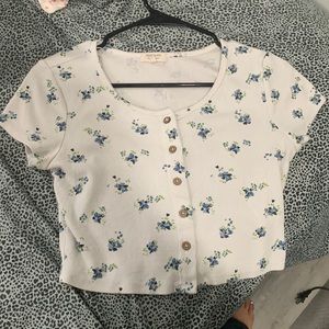 floral crop top